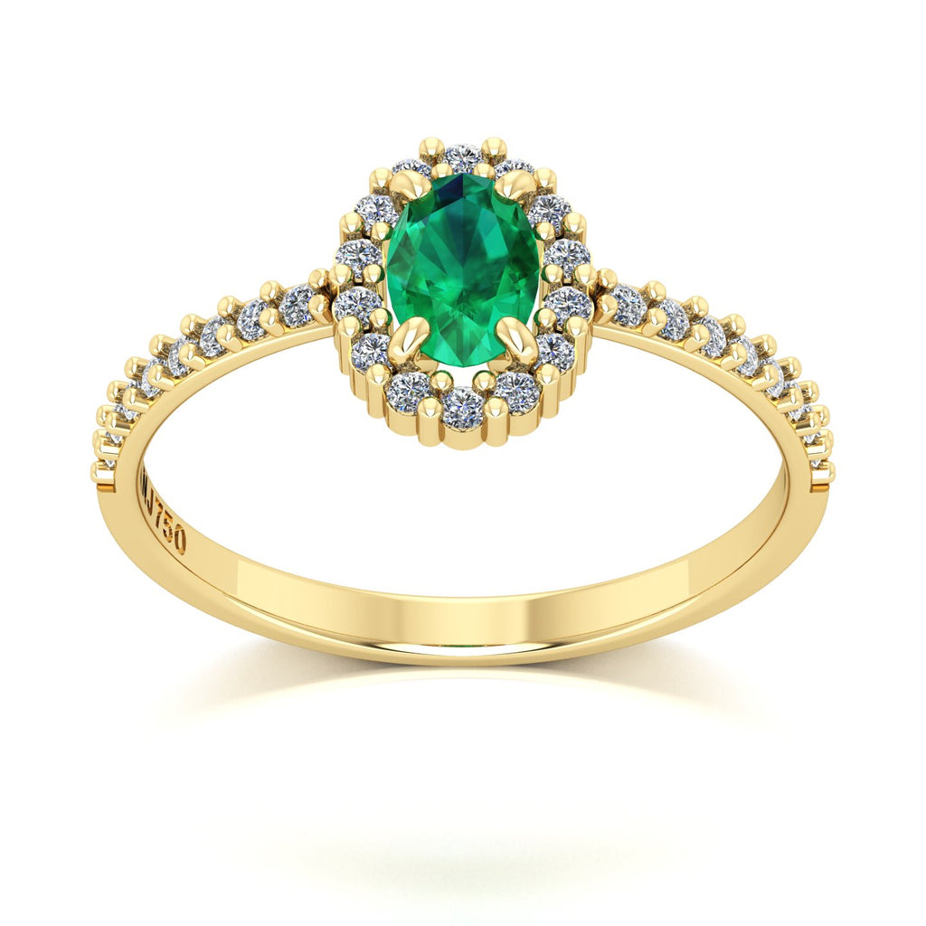 Anel de Formatura de Enfermagem Zareen II Ouro 18k