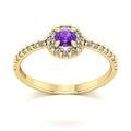 Anel de Formatura de Letras Zareen III Ouro 18k