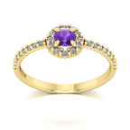 Anel de Formatura de Letras Zareen III Ouro 18k