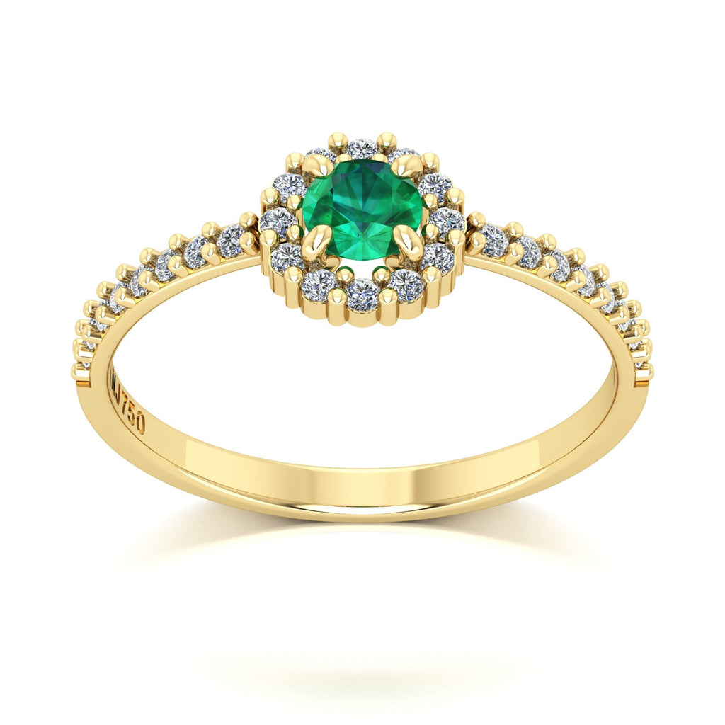Anel de Formatura de Nutrição Zareen III Ouro 18k