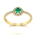 Anel de Formatura de Nutrição Zareen III Ouro 18k