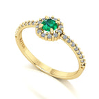 Anel de Formatura de Nutrição Zareen III Ouro 18k