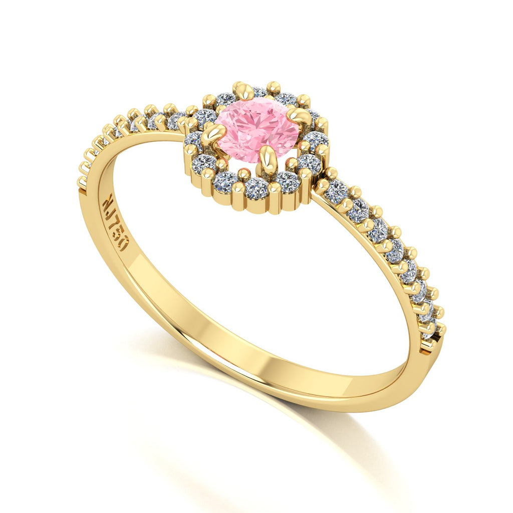 Anel de Formatura de Ciências Contábeis Zareen III Ouro 18k