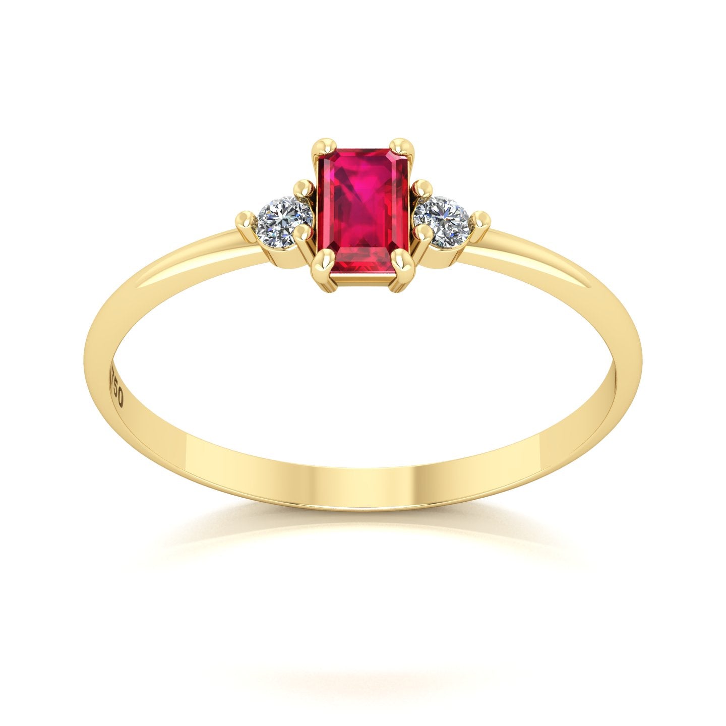 Anel de Formatura de Direito Ást II Ouro 18k