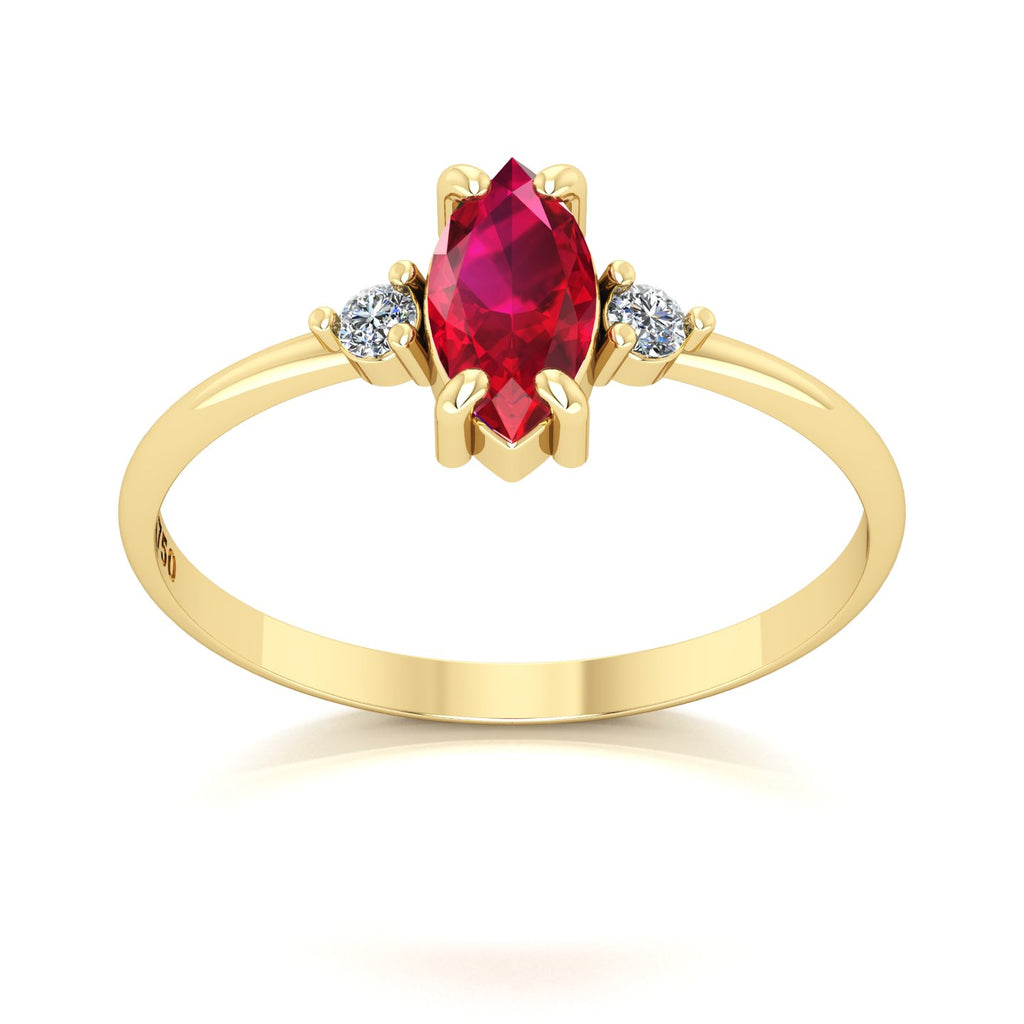 Anel de Formatura de Direito Ást III Ouro 18k