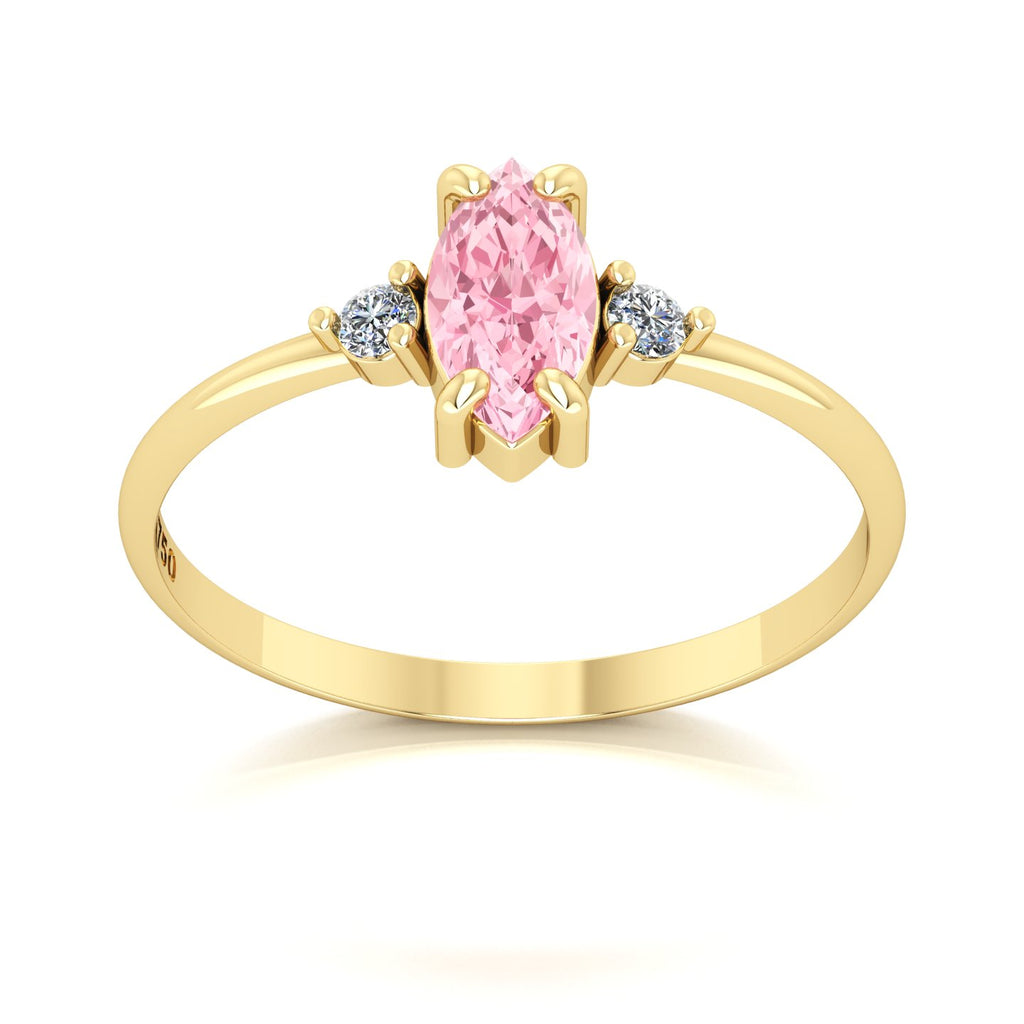 Anel de Formatura de Ciências Contábeis Ást III Ouro 18k
