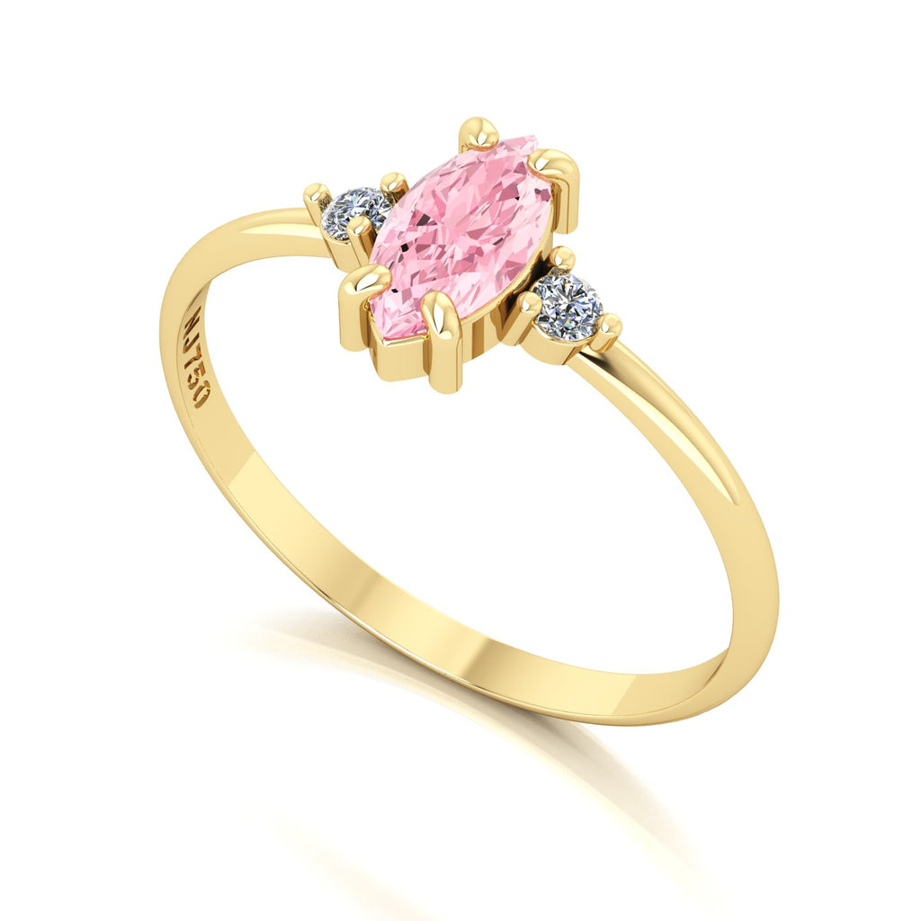 Anel de Formatura de Ciências Contábeis Ást III Ouro 18k