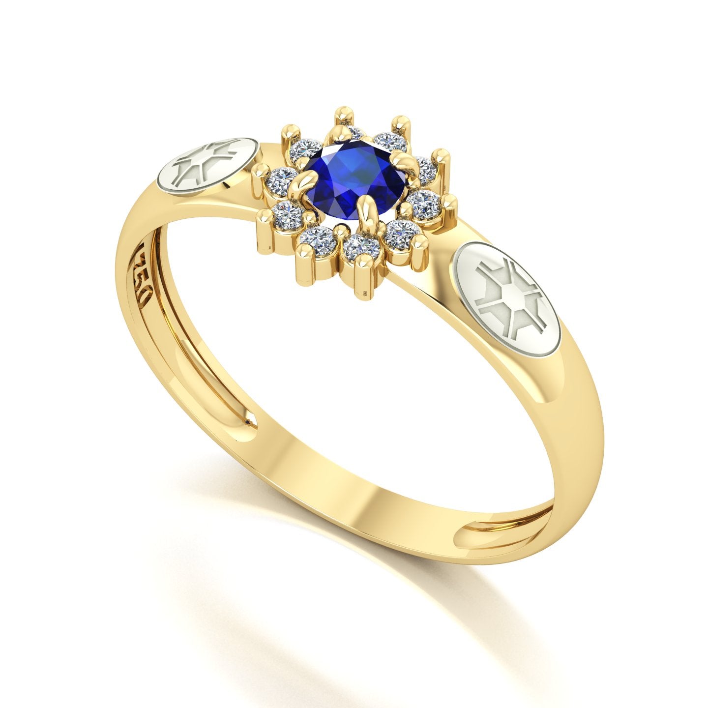 Anel de Formatura de Engenharia Agronômica Evermore Ouro 18k