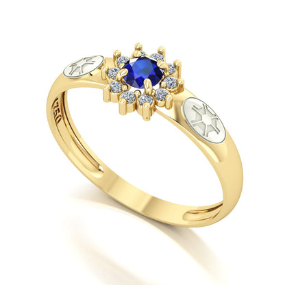 Anel de Formatura de Engenharia Agronômica Evermore Ouro 18k