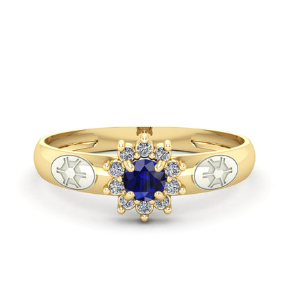 Anel de Formatura de Engenharia Agronômica Evermore Ouro 18k