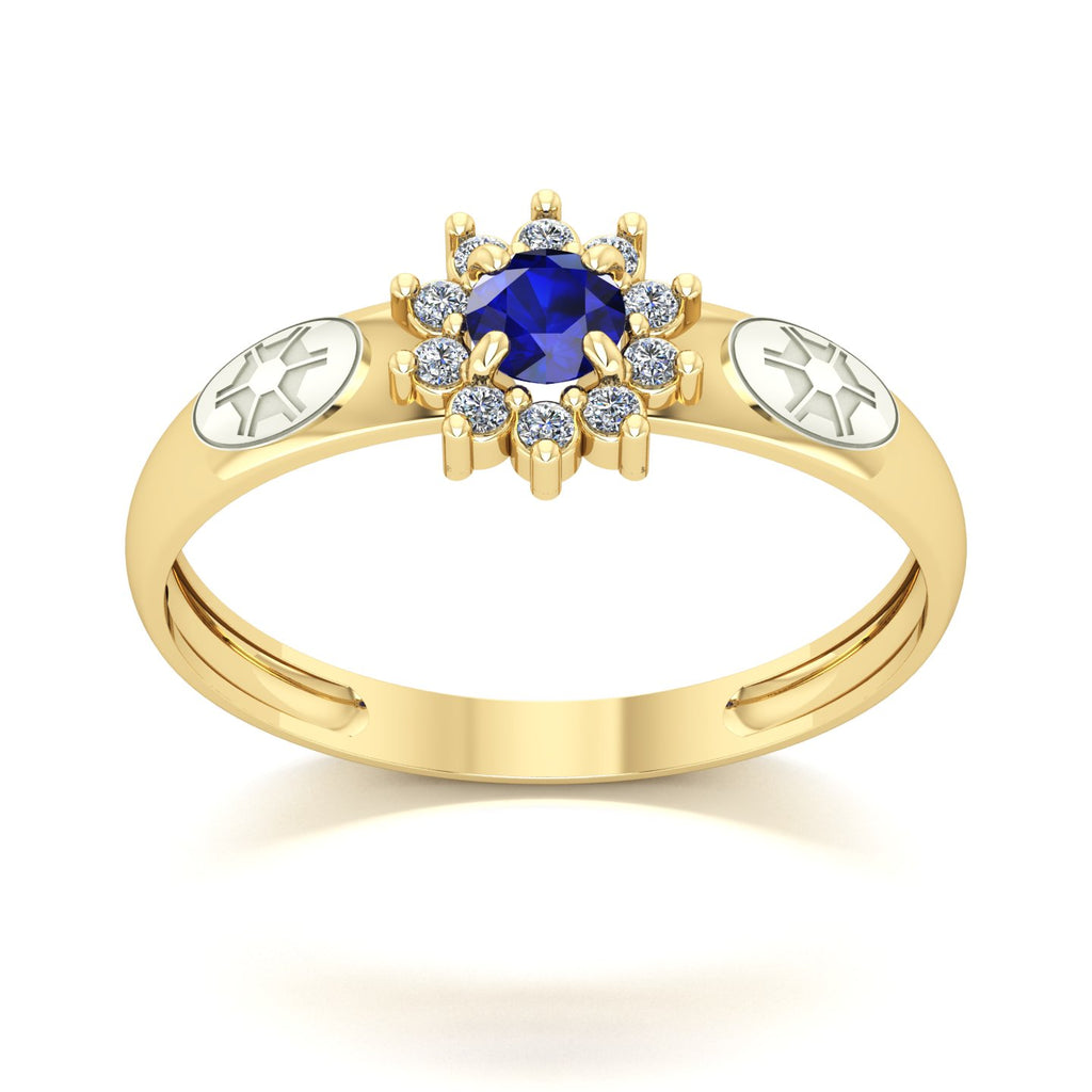 Anel de Formatura de Engenharia Agronômica Evermore Ouro 18k