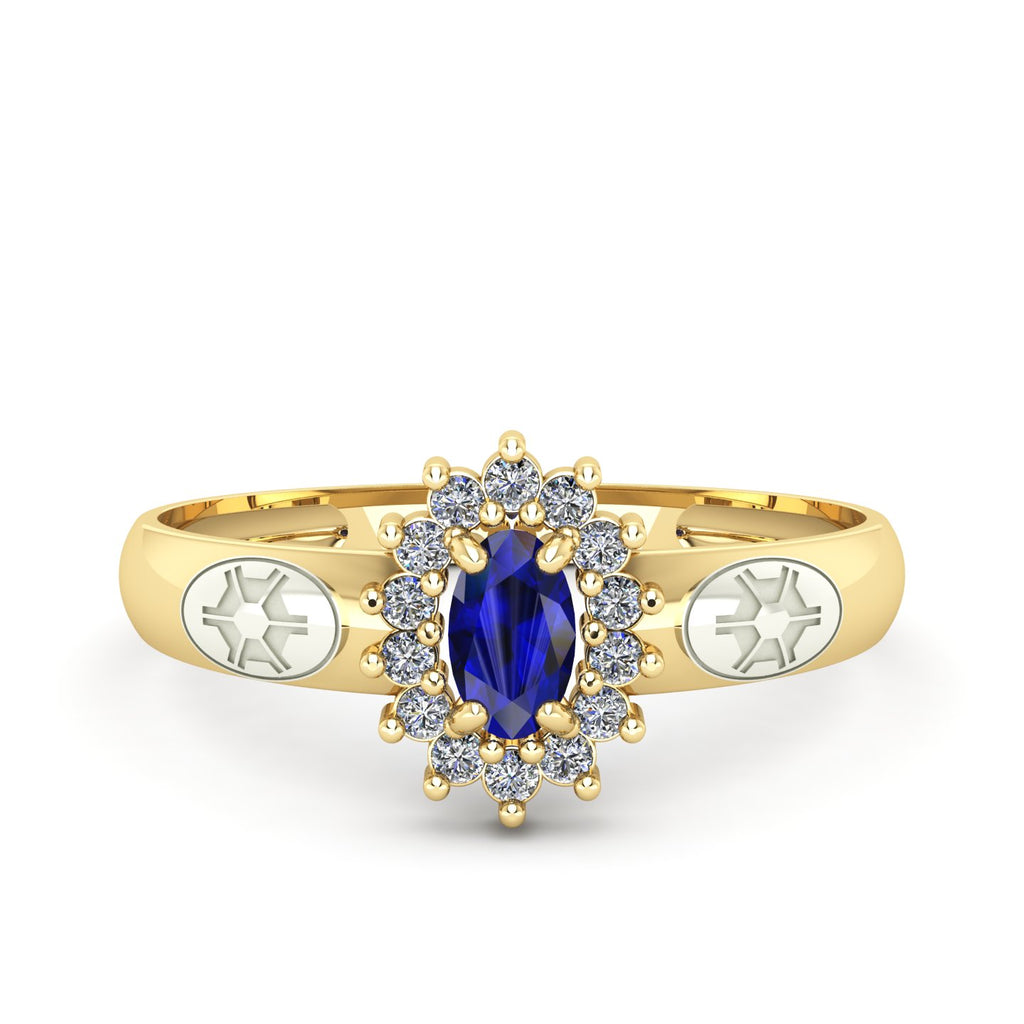 Anel de Formatura de Engenharia Agronômica Evermore II Ouro 18k