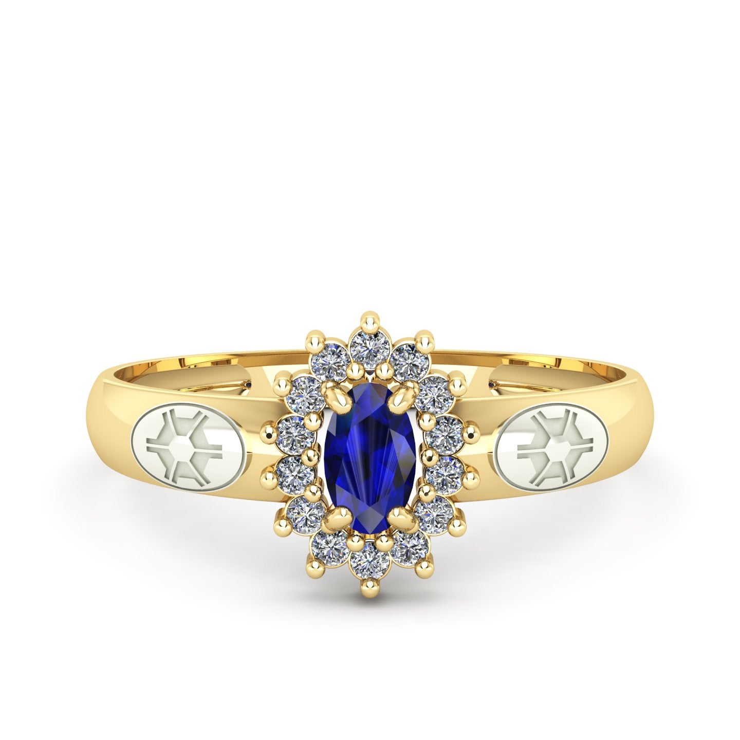 Anel de Formatura de Engenharia Agronômica Evermore II Ouro 18k