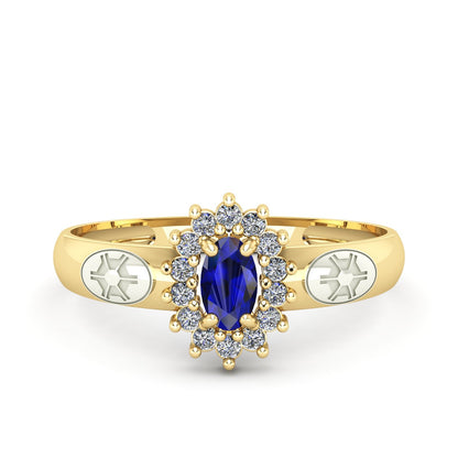 Anel de Formatura de Engenharia Agronômica Evermore II Ouro 18k