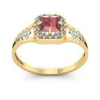 Anel de Formatura de Odontologia Big Square Ouro 18k