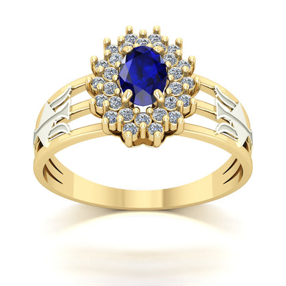 Anel de Formatura de Recursos Humanos Bright Ouro 18k