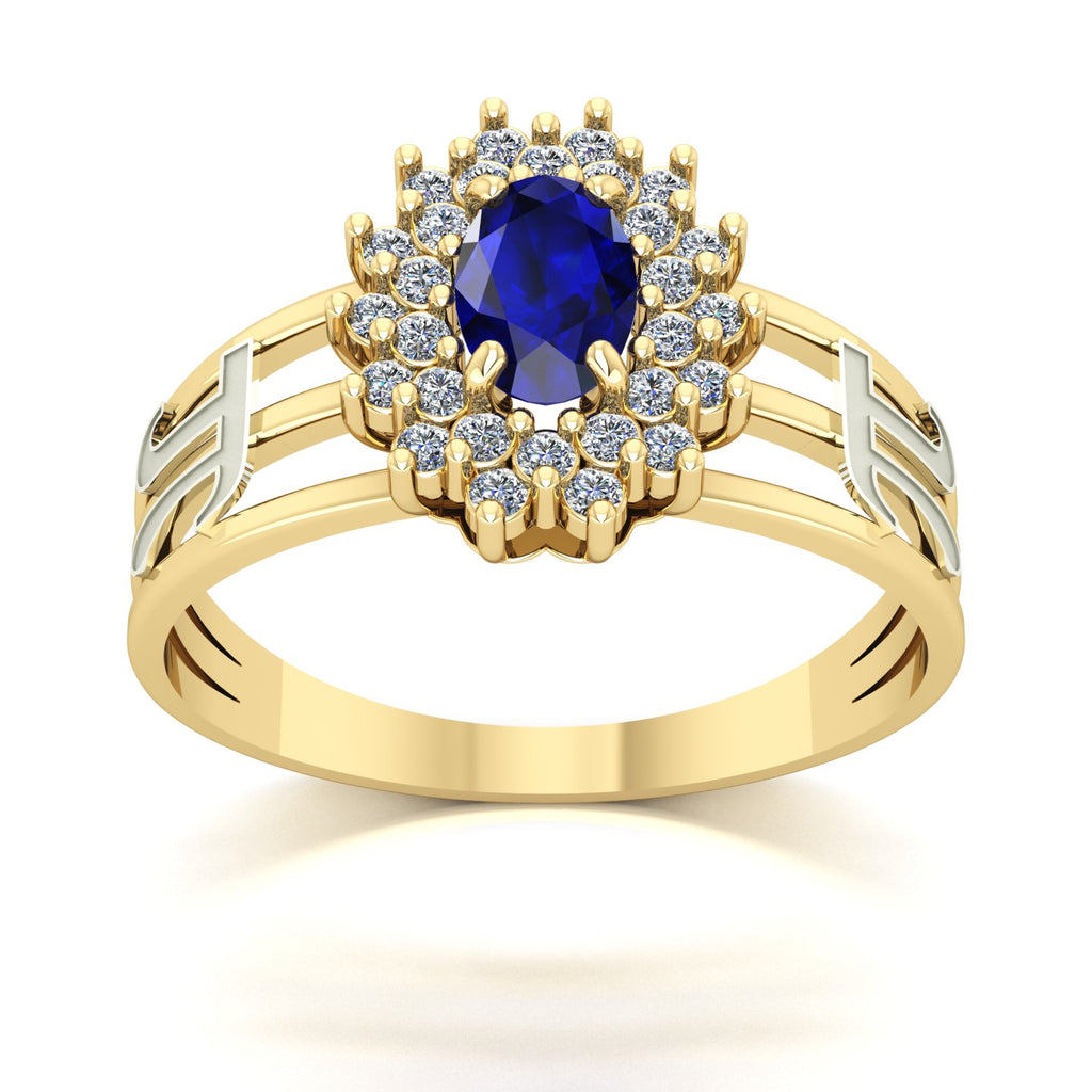 Anel de Formatura de Matemática Bright Ouro 18k