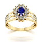 Anel de Formatura de Matemática Bright Ouro 18k
