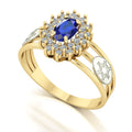 Anel de Formatura de Engenharia Agronômica Bright Ouro 18k