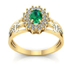 Anel de Formatura de Fisioterapia Bright Ouro 18k
