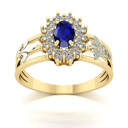 Anel de Formatura de Pedagogia Bright Ouro 18k