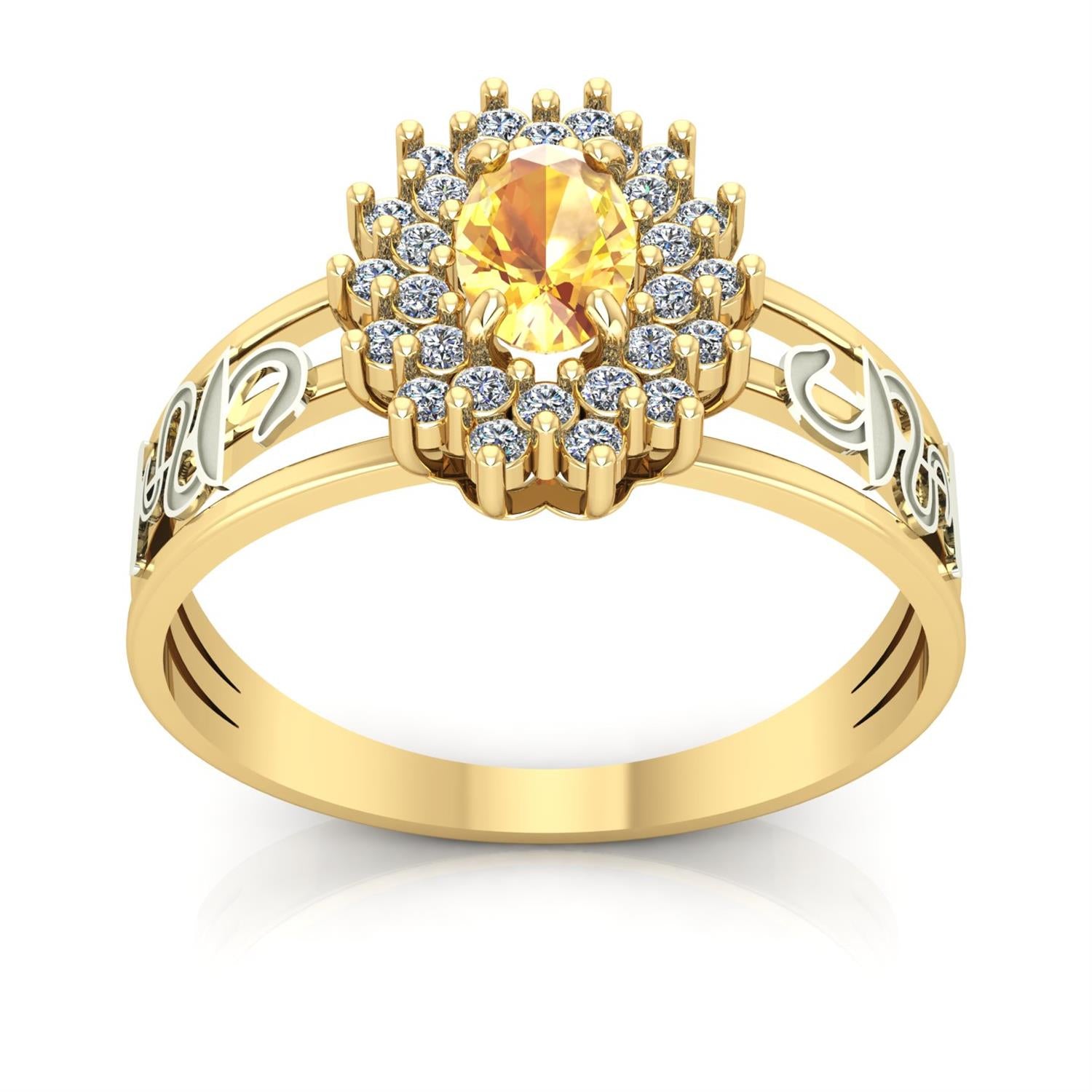 Anel de Formatura de Farmácia Bright Ouro 18k