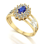 Anel de Formatura de Recursos Humanos Bright Ouro 18k