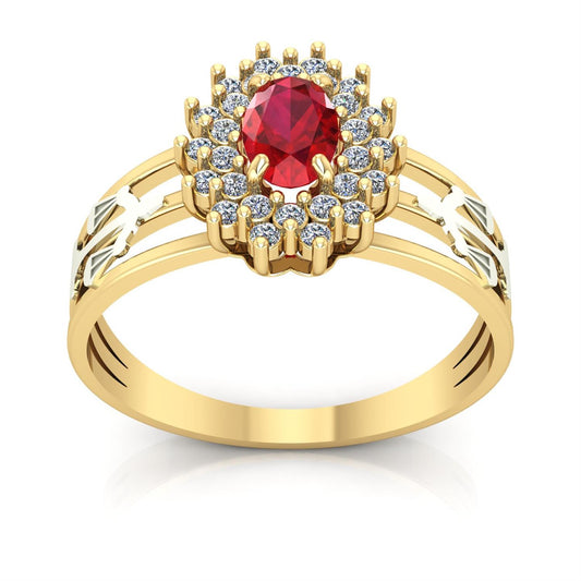 Anel de Formatura de Direito Bright Ouro 18k