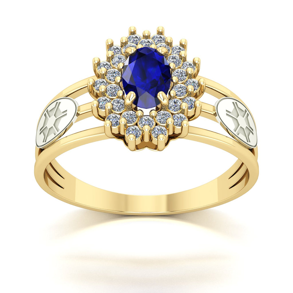 Anel de Formatura de Engenharia Agronômica Bright Ouro 18k