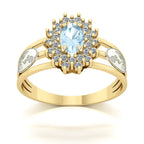 Anel de Formatura de Biologia Bright Ouro 18k