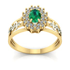 Anel de Formatura de Medicina Bright Ouro 18k
