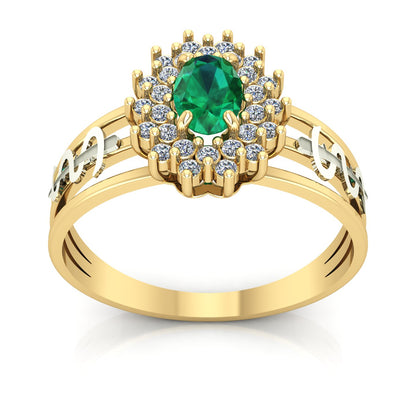 Anel de Formatura de Medicina Bright Ouro 18k