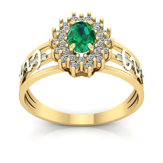 Anel de Formatura de Medicina Bright Ouro 18k