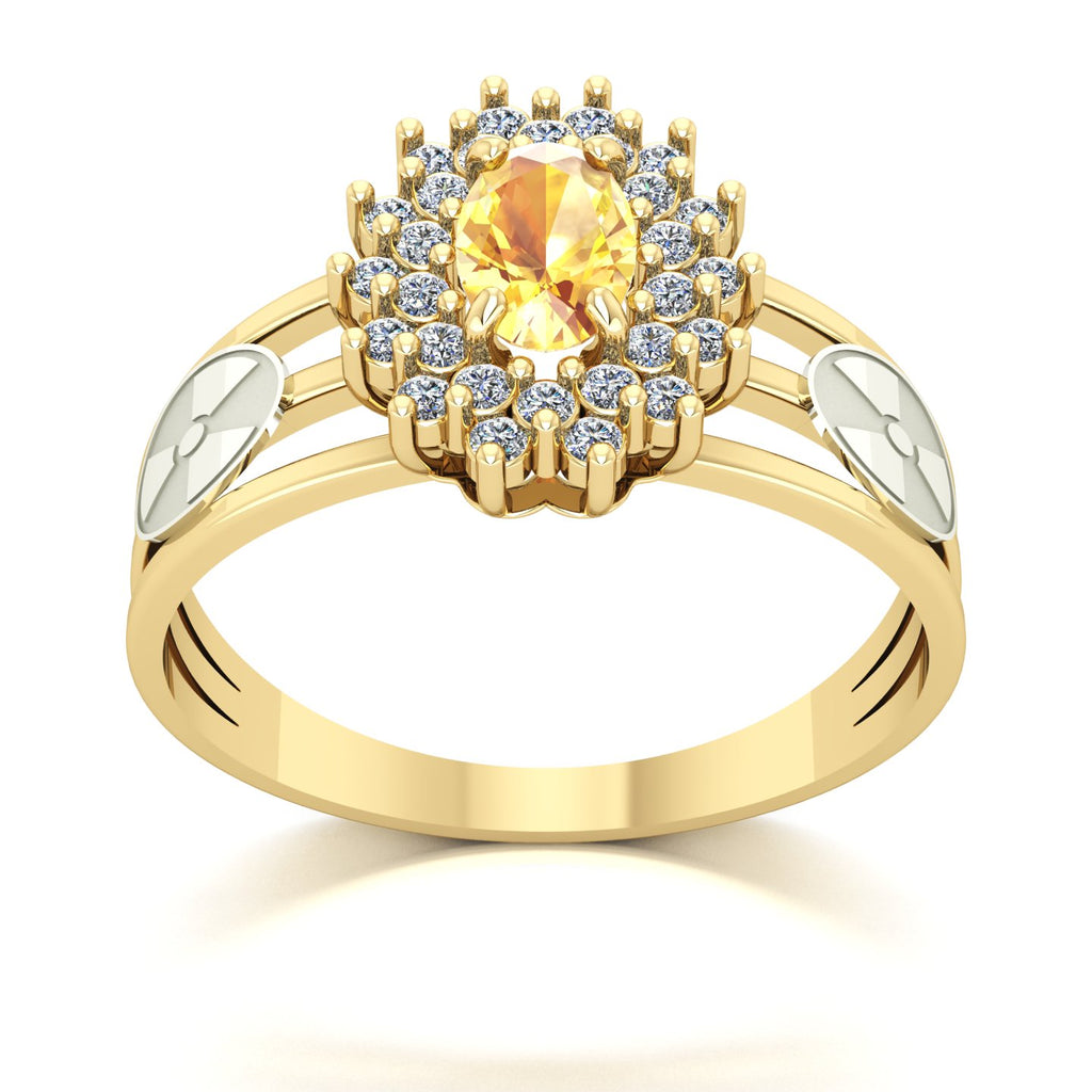 Anel de Formatura de Radiologia Bright Ouro 18k
