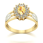 Anel de Formatura de Radiologia Bright Ouro 18k
