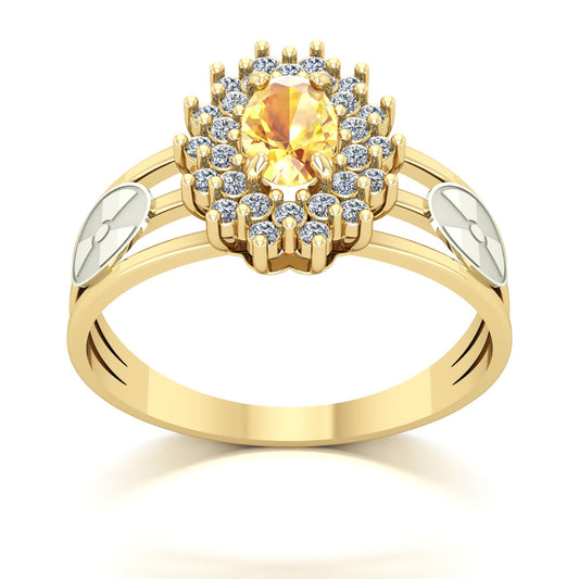 Anel de Formatura de Radiologia Bright Ouro 18k