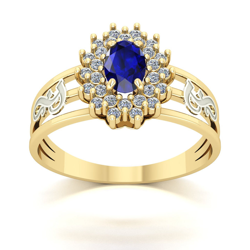 Anel de Formatura de Fonoaudiologia Bright Ouro 18k