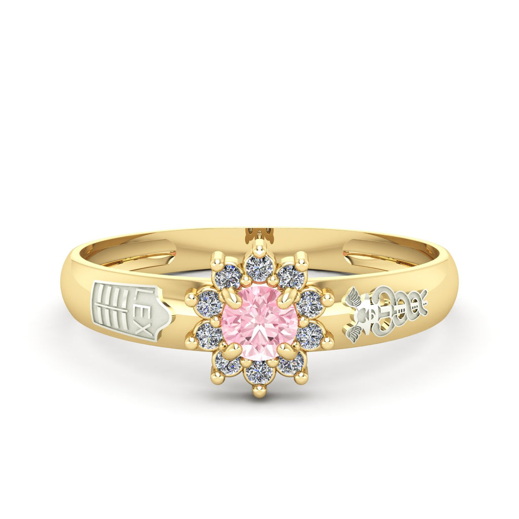 Anel de Formatura de Ciências Contábeis Evermore Ouro 18k