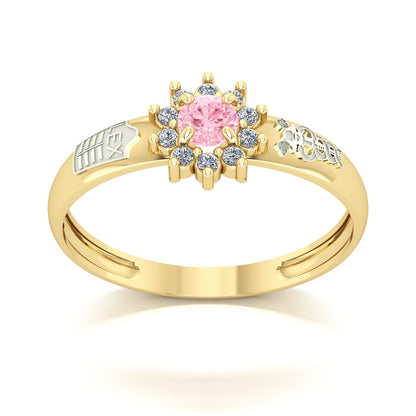 Anel de Formatura de Ciências Contábeis Evermore Ouro 18k