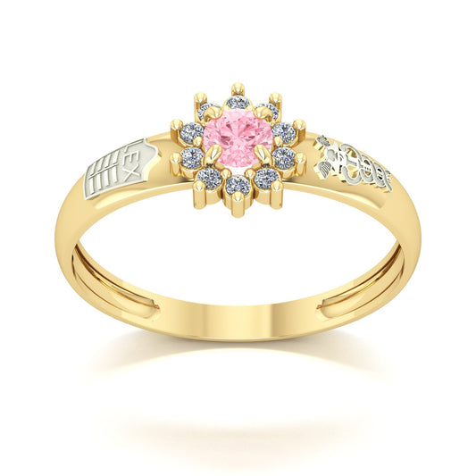 Anel de Formatura de Ciências Contábeis Evermore Ouro 18k