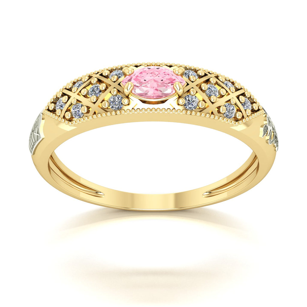 Anel de Formatura de Ciências Contábeis Classic Ouro 18k