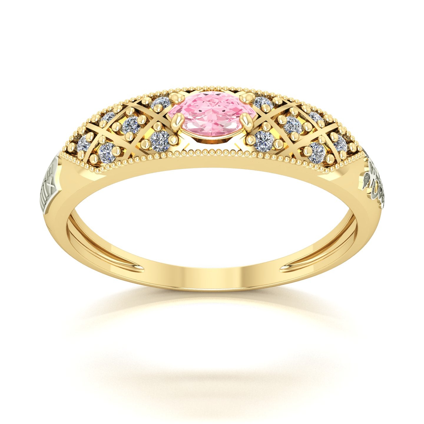 Anel de Formatura de Ciências Contábeis Classic Ouro 18k