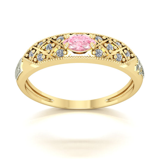 Anel de Formatura de Ciências Contábeis Classic Ouro 18k