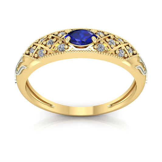 Anel de Formatura de Psicologia Classic Ouro 18k