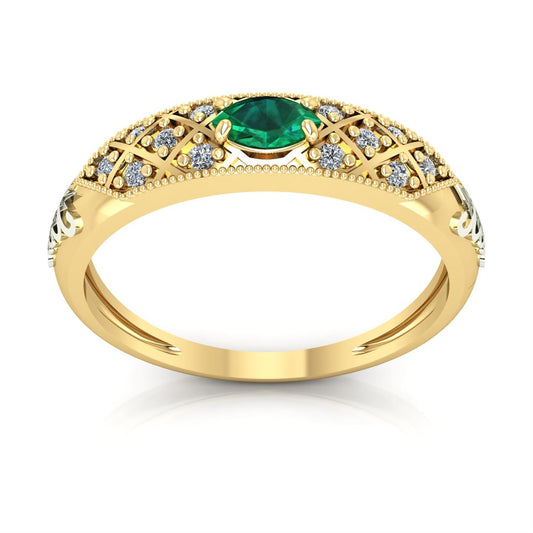 Anel de Formatura de Enfermagem Classic Ouro 18k