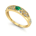 Anel de Formatura de Enfermagem Classic Ouro 18k