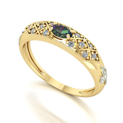 Anel de Formatura de Serviço Social Classic Ouro 18k