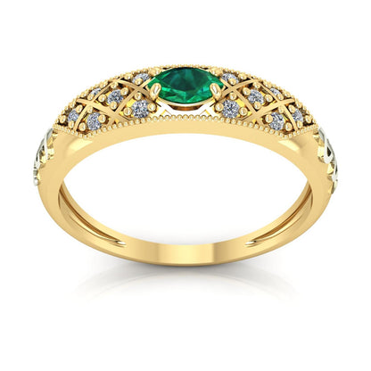 Anel de Formatura de Medicina Classic Ouro 18k