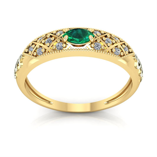 Anel de Formatura de Medicina Classic Ouro 18k