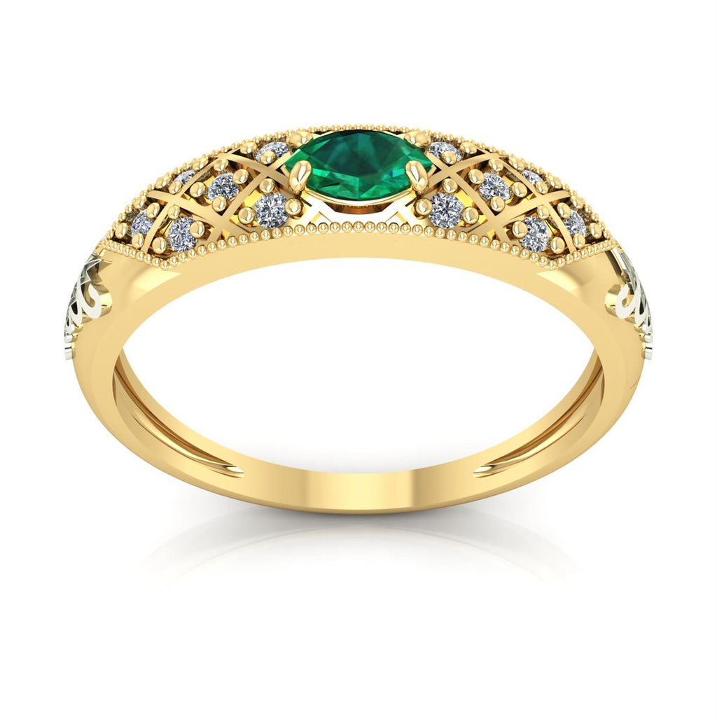 Anel de Formatura de Fisioterapia Classic Ouro 18k